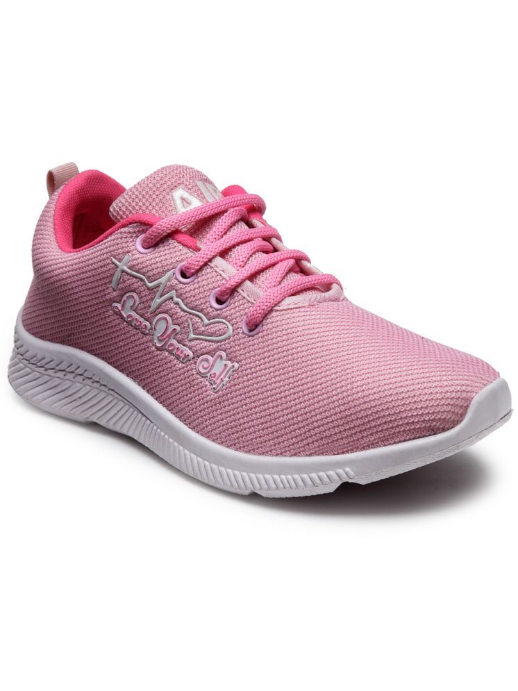     			Aroom Pink Women's Sneakers