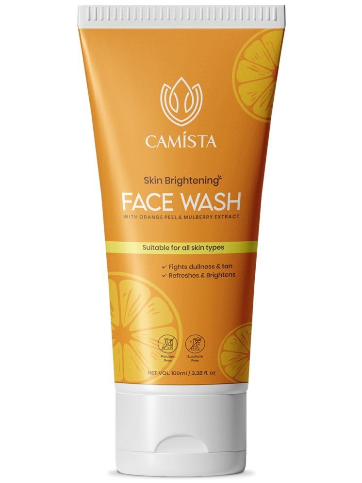     			CAMISTA Skin Brightening Face Wash with Orange Peel & Mulberry Extract , 100ml