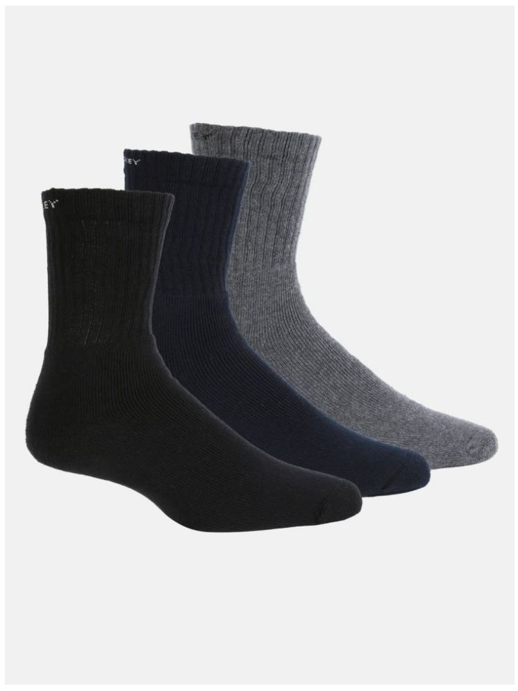     			Jockey Pack of 3 Men's Cotton Mid Length Socks ( Multicolor )