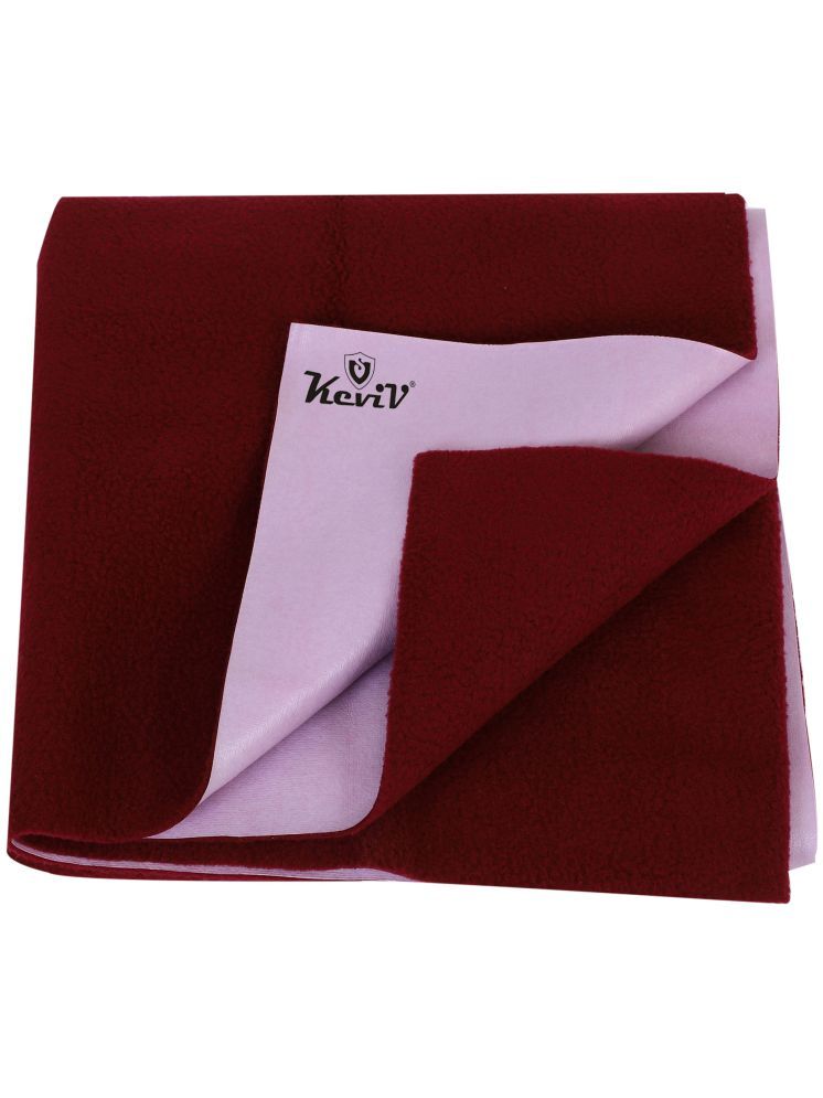     			Keviv Maroon Laminated Bed Protector Sheet ( Pack of 1 )