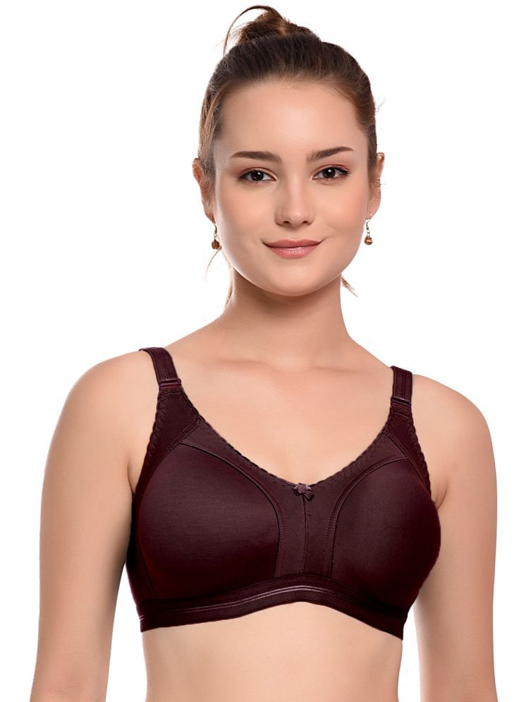     			Madam Pack of 1 Lycra Heavily Padded Minimizer Bra For Women ( Maroon )