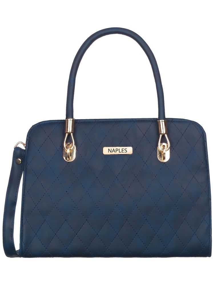     			Naples Shoulder Bag PU Set of 1 ( Blue )