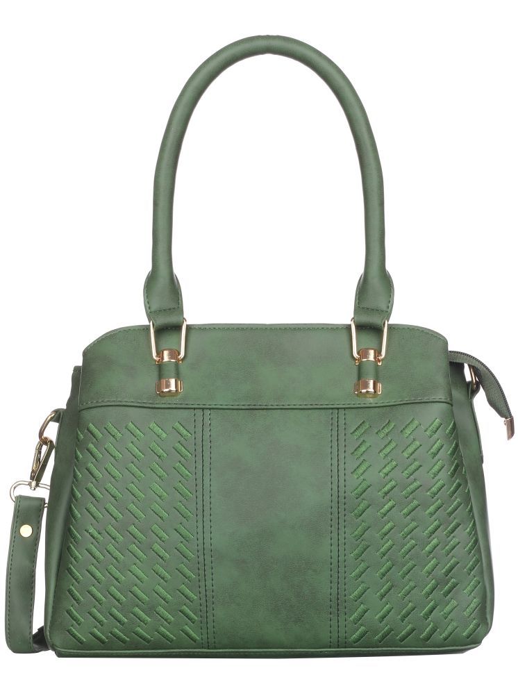     			Naples Shoulder Bag PU Set of 1 ( Green )