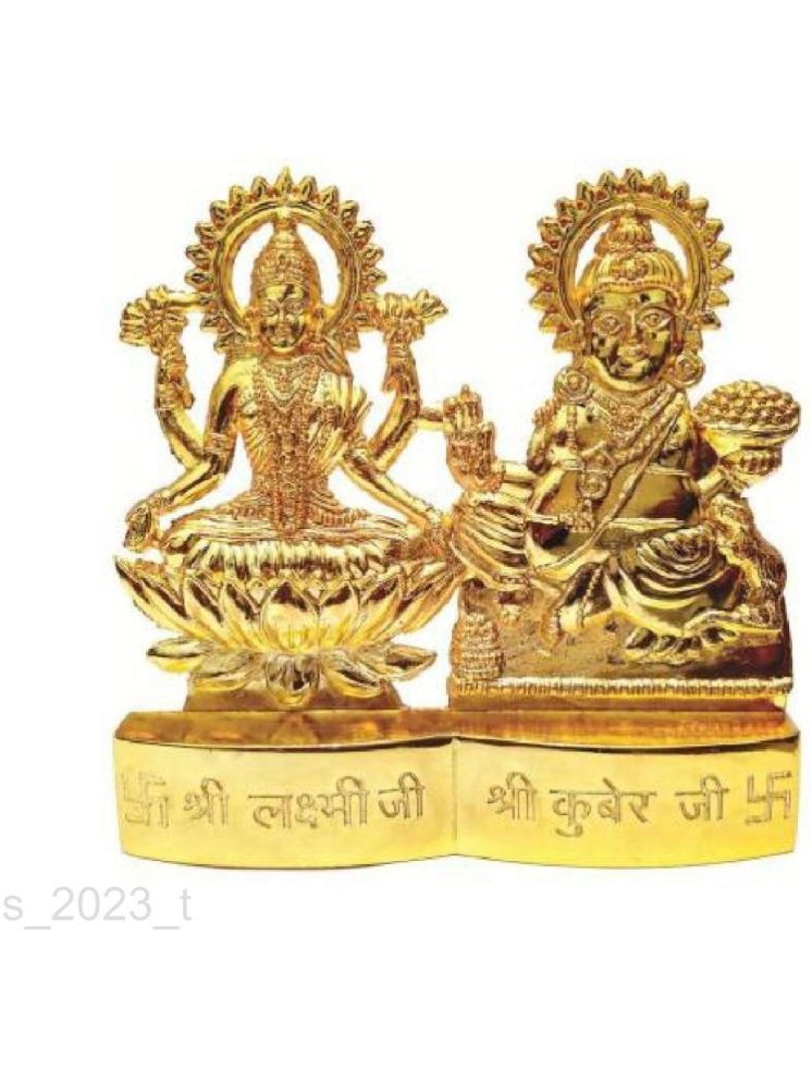     			Shri Astha Vinayak Brass Laxmi Kuber Idol ( 7 cm )