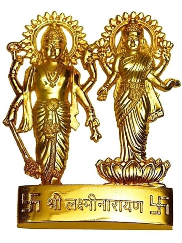     			Shri Astha Vinayak Iron Vishnu Laxmi Idol ( 5 cm )