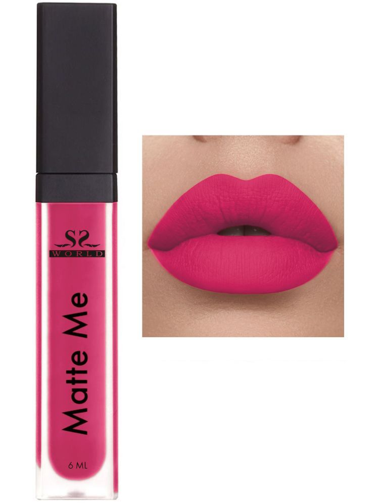     			ssworld Pink Matte Lipstick 6