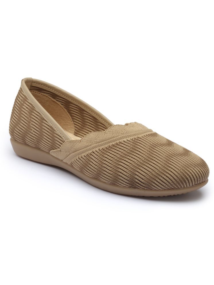     			Aroom Brown Women's Casual Ballerinas