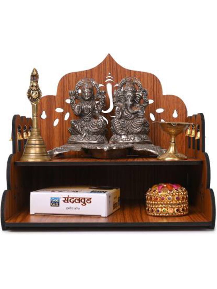     			Arpita Crafts Brown Wood Hanging Mandir