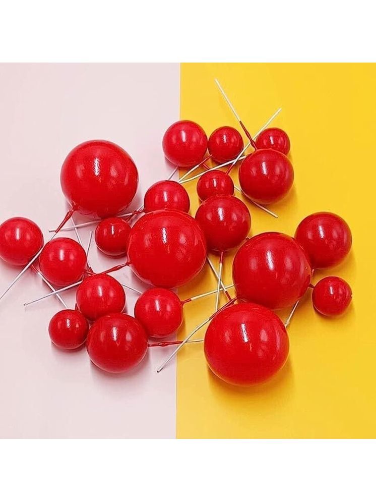     			Faux ball cake toppers 60pcs pack for cake decoration, best for theme cakes, designer cakes, decoration cakes etc.