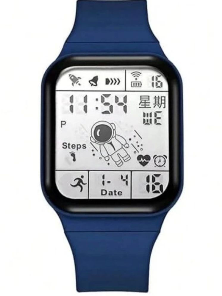     			SHMOFY LUXRY Blue Dial Digital Boys Watch ( Pack of 1 )