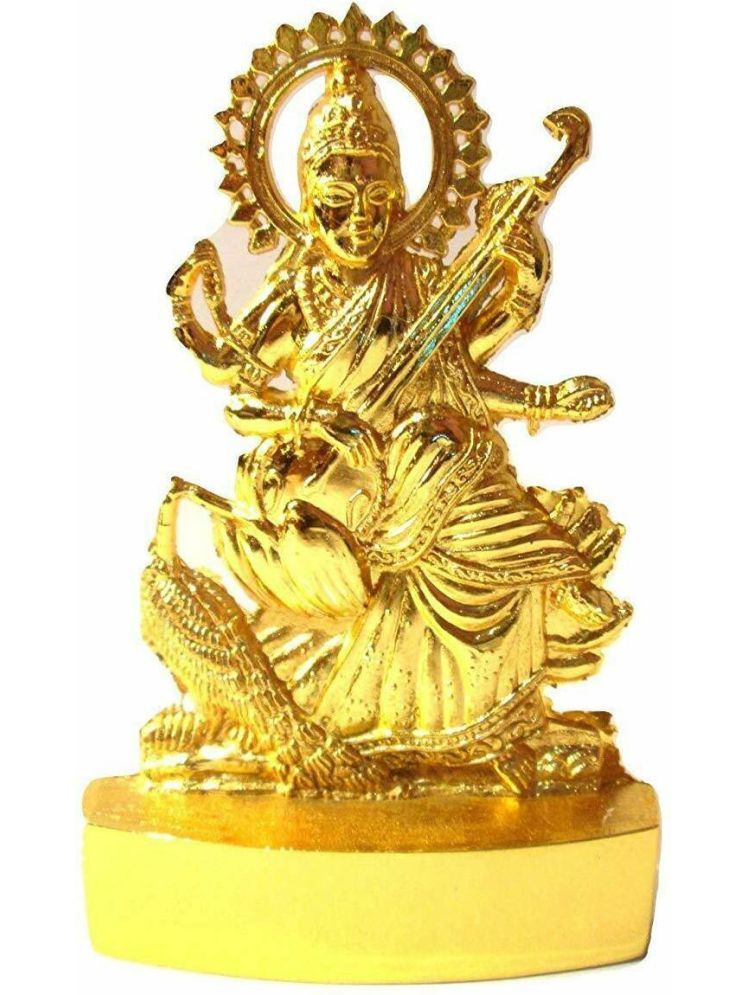     			Shri Astha Vinayak Iron Goddess Saraswati Idol ( 6.5 cm )