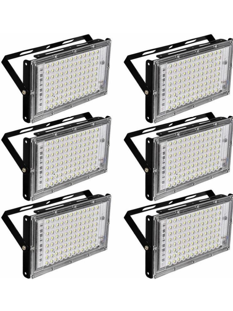     			ZESTRUM Cool Day Light 50 Watts Flood Light ( Pack of 6 )