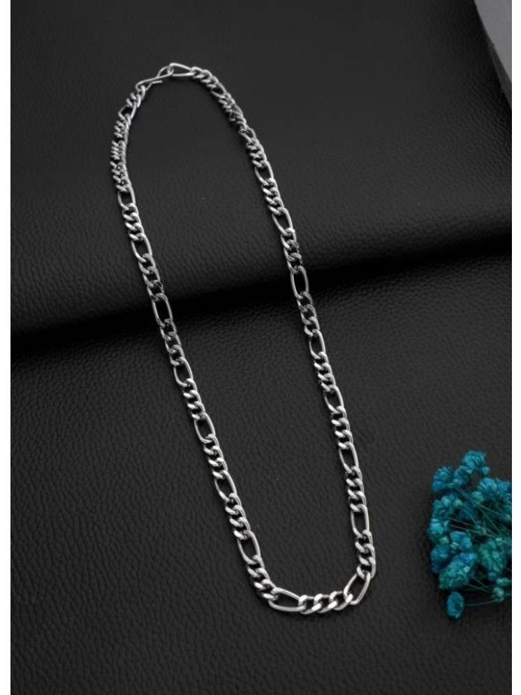     			db enbloc Oxidized Silver Chain ( Set of 1 )