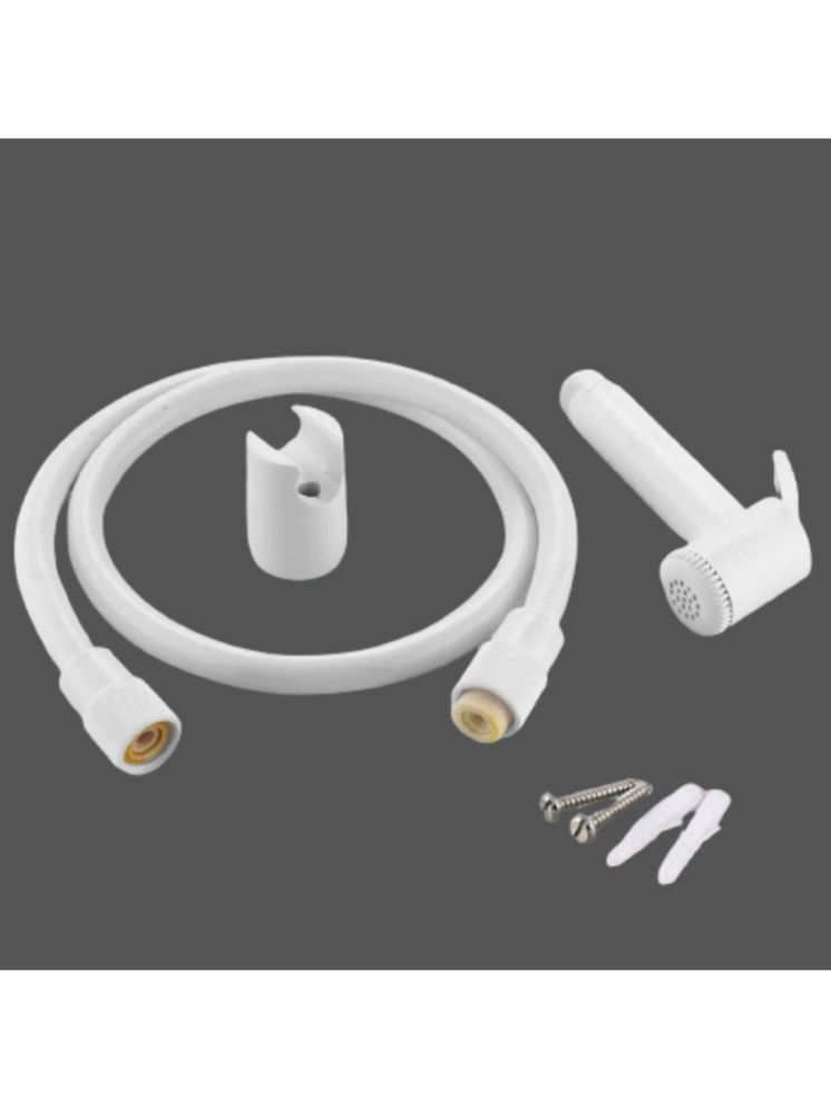     			Bathfax PVC White JQ Health Faucet Jet Spray Set Plastic(ABS) Health Faucet (Water Sprayer)