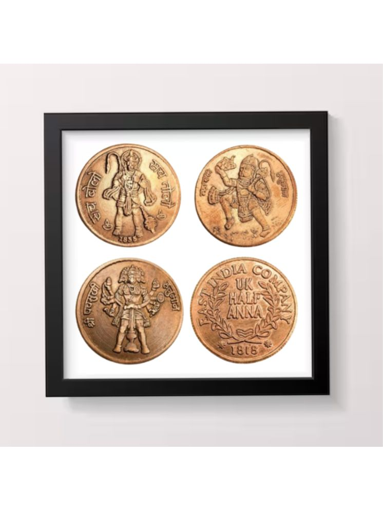     			Extremely Rare Hanuman Ji Panchmukhi 3 Combo Token Coin Set of 4 Numismatic Coins Beautiful Religious Tokens A+++ Condition