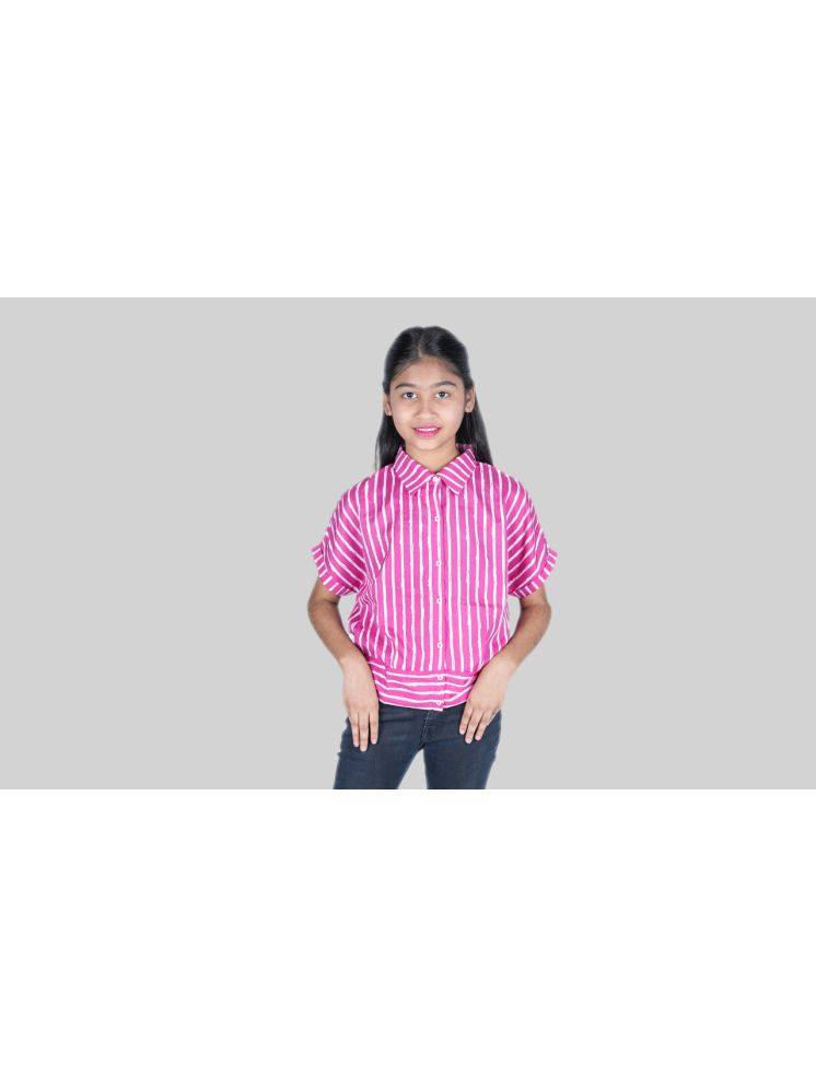     			Kidzee Kingdom Pack of 1 Girls Cotton Top ( Pink )