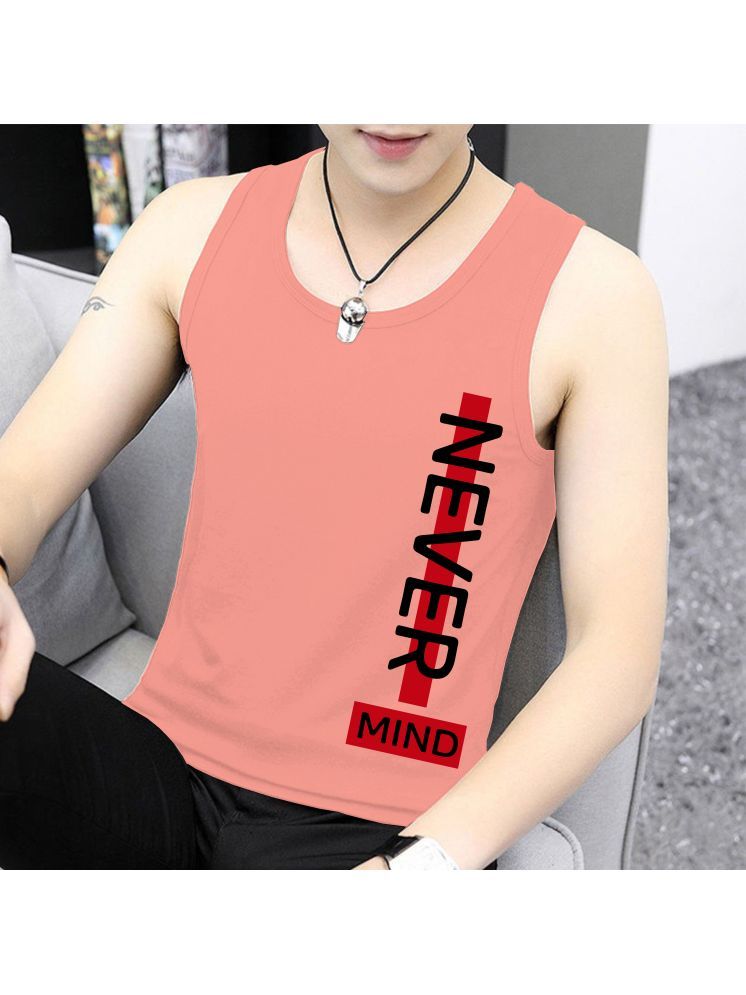     			Kintu Parantu Pack of 1 Polyester Basic Vest For Men ( Peach )