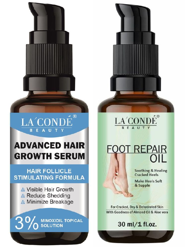     			La'Conde Hair & Face Serum Hair Serum 30 mL Pack of 2