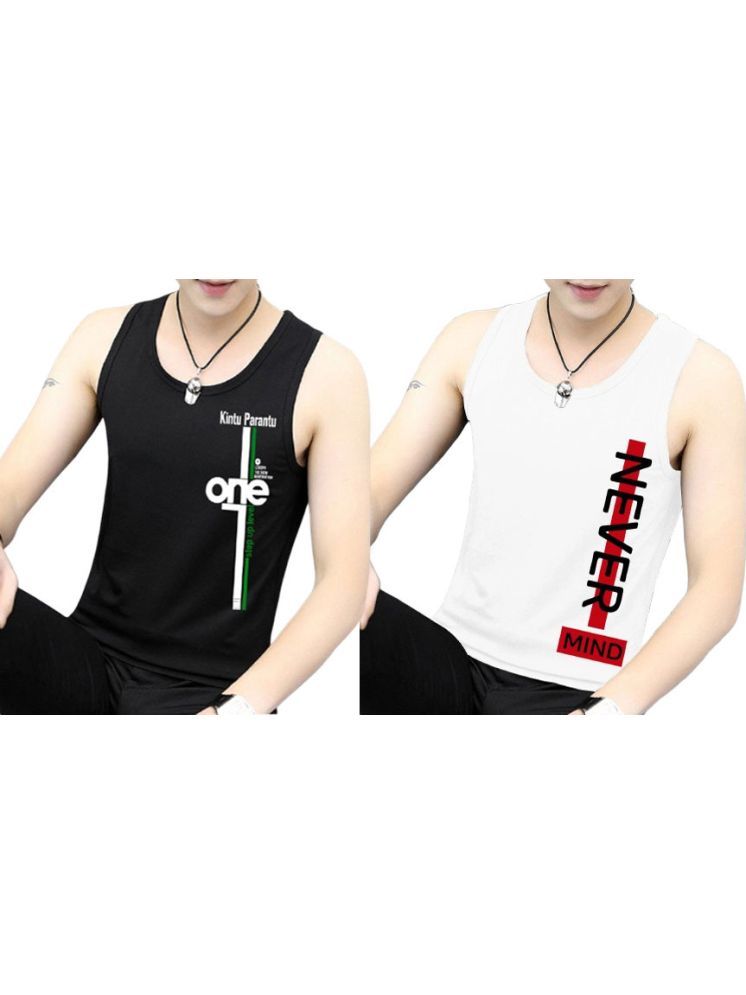     			Lecowar Pack of 2 Polyester Gym Vest For Men ( Multicolor6 )