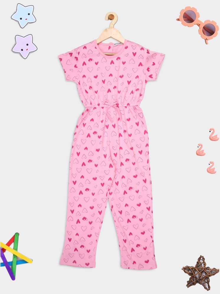     			PAMPOLINA Baby Girls Cotton Blend Jumpsuit ( Pack of 1 , Pink )