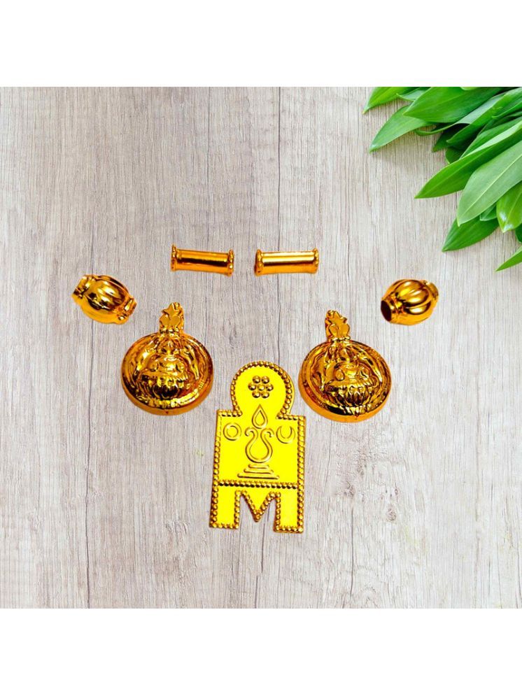     			TGS GOLD COVERING Gold Pendant set ( Pack of 1 )