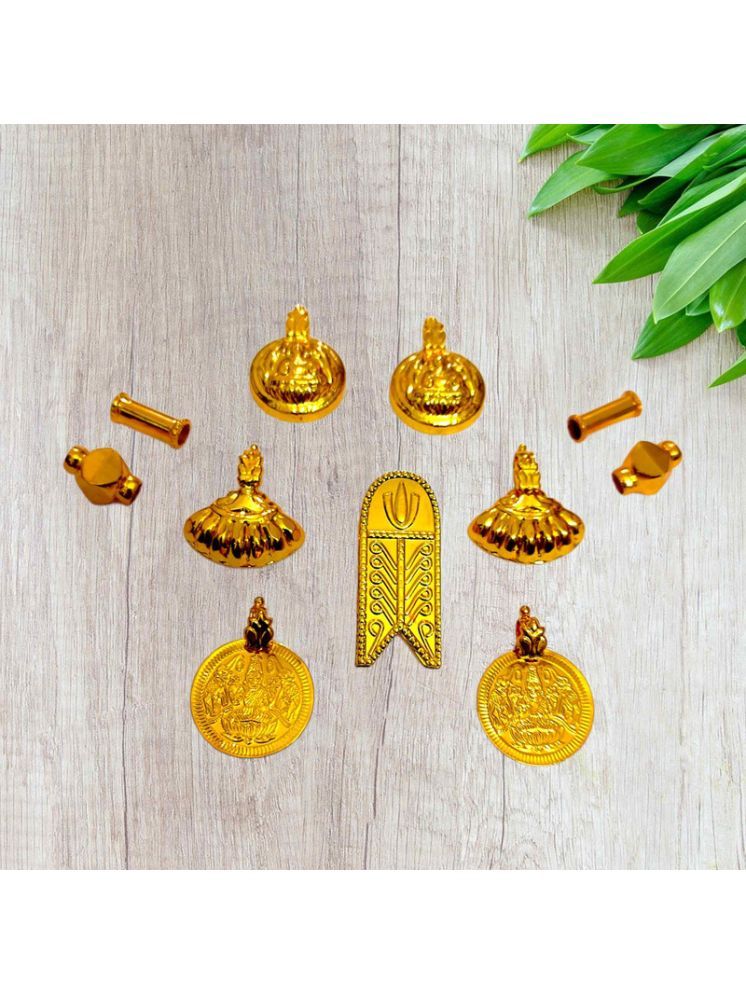     			TGS GOLD COVERING Gold Pendant set ( Pack of 1 )