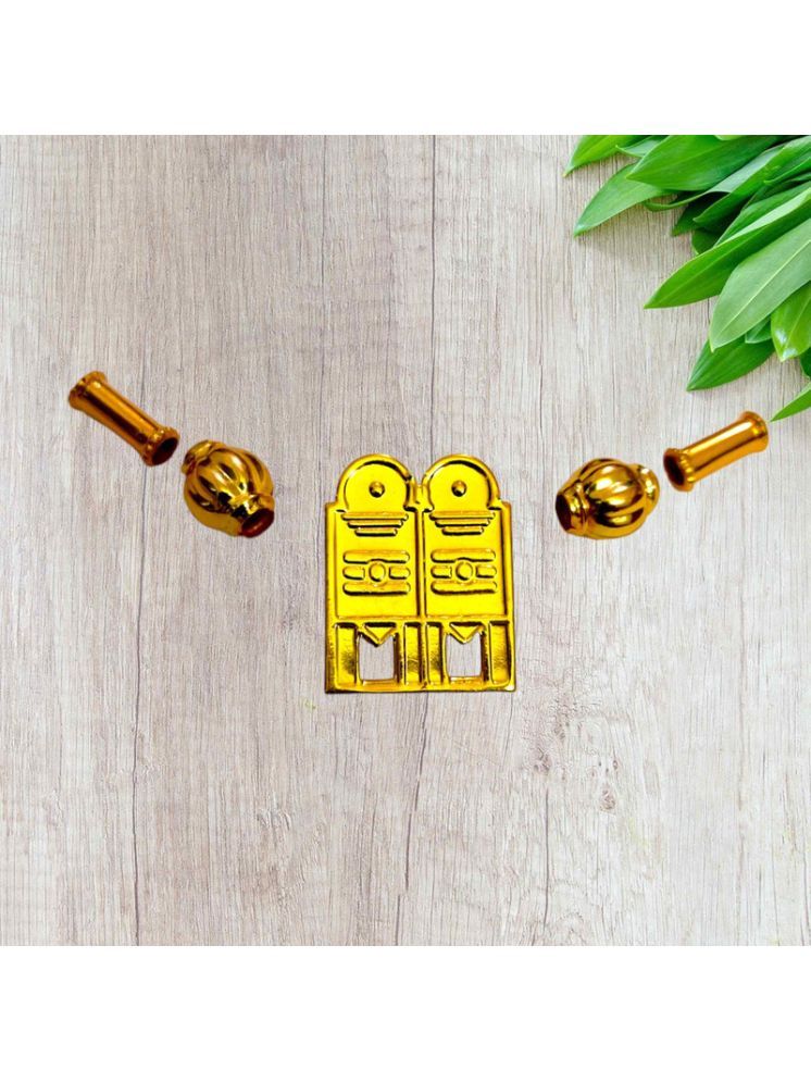     			TGS GOLD COVERING Gold Pendant set ( Pack of 1 )