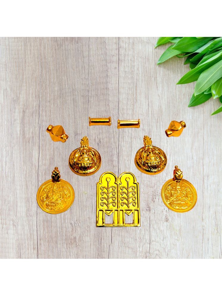     			TGS GOLD COVERING Gold Pendant set ( Pack of 1 )