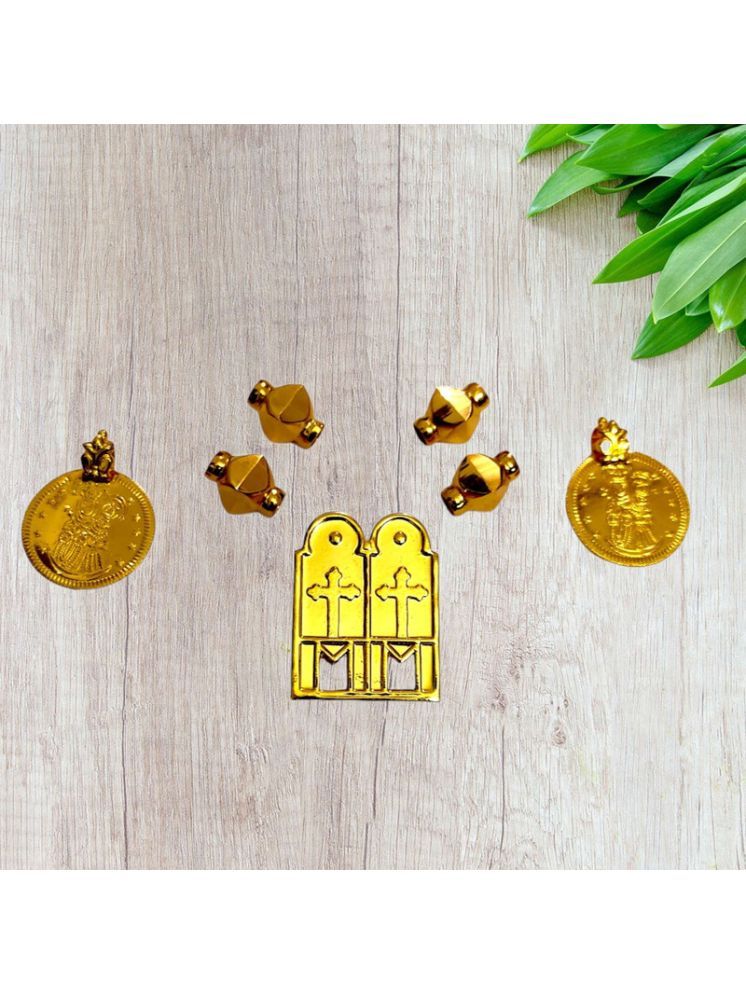     			TGS GOLD COVERING Gold Pendant set ( Pack of 1 )