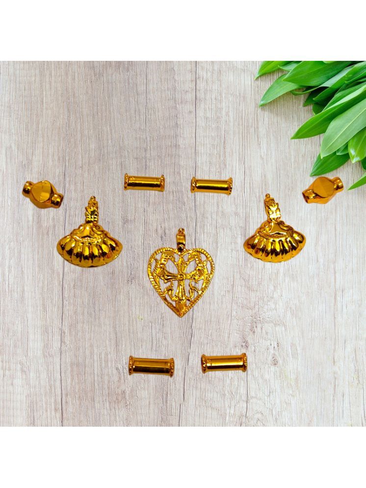     			TGS GOLD COVERING Gold Pendant set ( Pack of 1 )