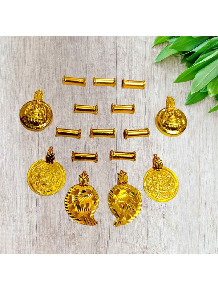     			TGS GOLD COVERING Gold Pendant set ( Pack of 1 )