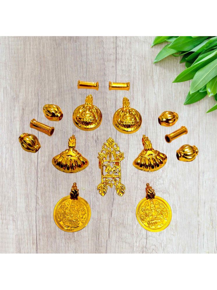     			TGS GOLD COVERING Gold Pendant set ( Pack of 1 )