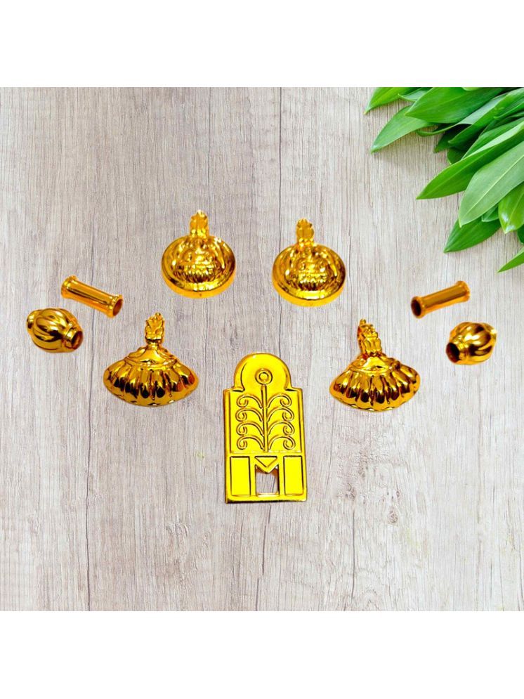     			TGS GOLD COVERING Gold Pendant set ( Pack of 1 )