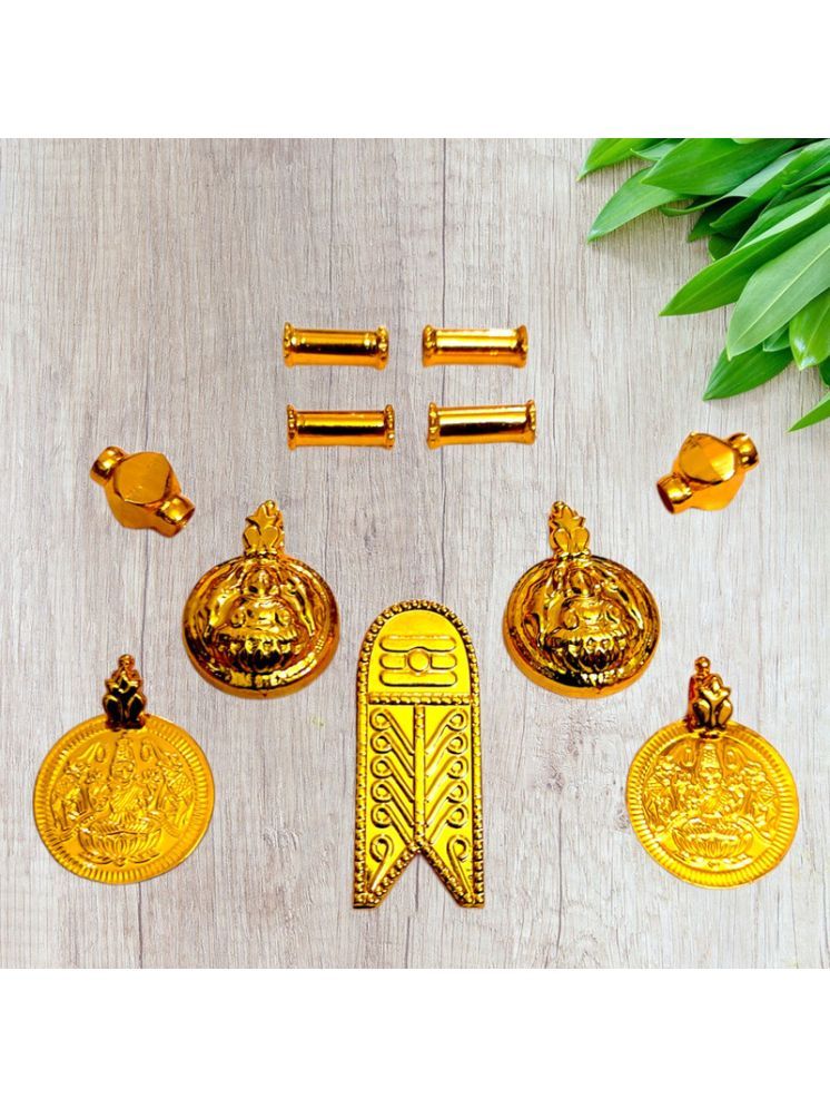     			TGS GOLD COVERING Gold Pendant set ( Pack of 1 )