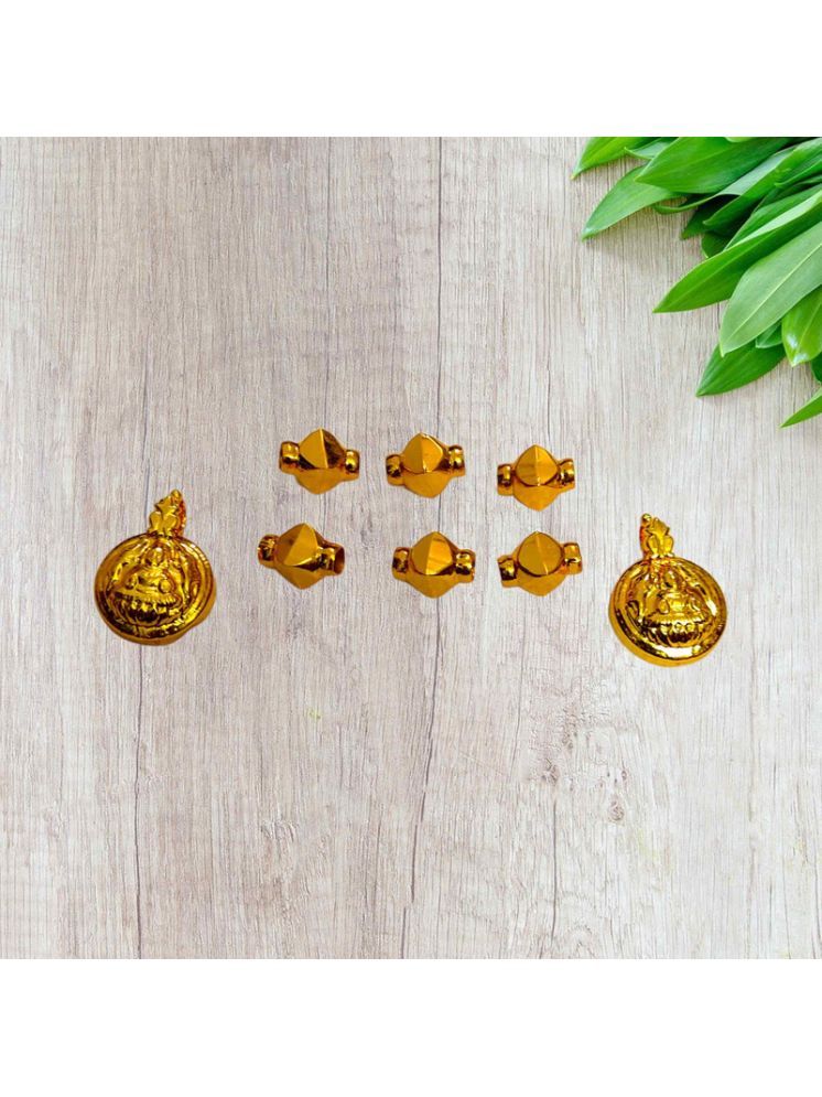     			TGS GOLD COVERING Gold Pendant set ( Pack of 1 )