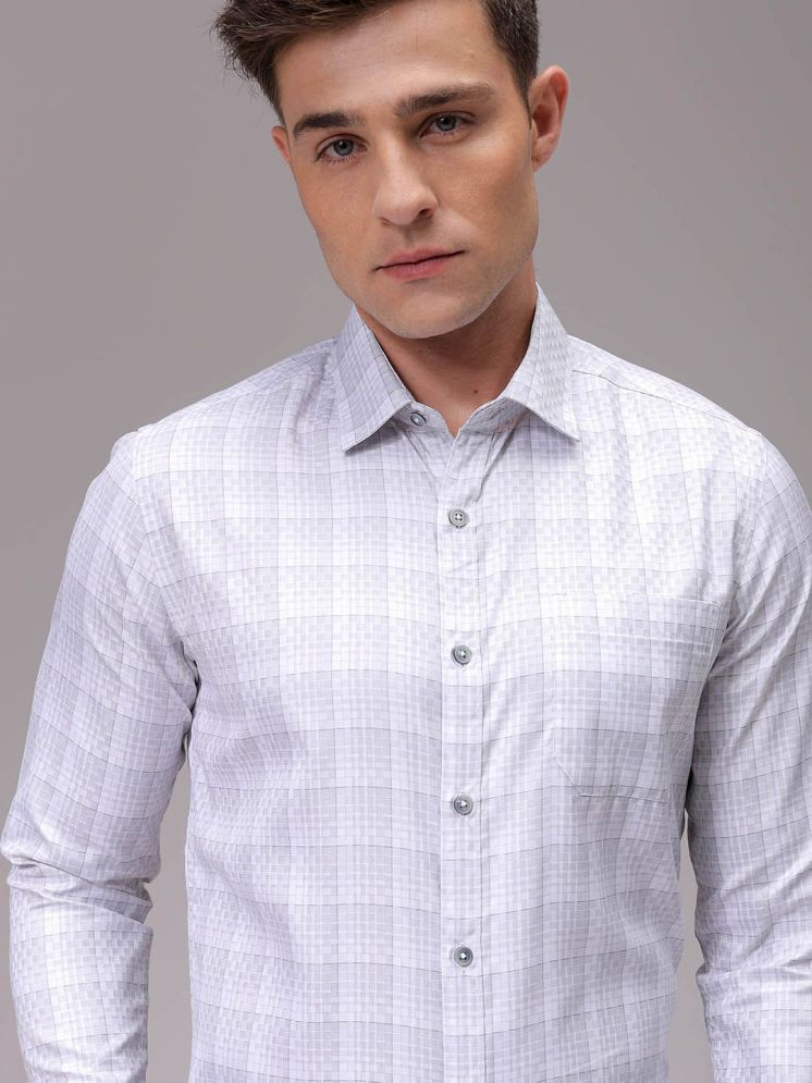     			The Indian Garage Co. Poly Cotton Slim Fit Full Sleeves Men's Formal Shirt - Grey ( Pack of 1 )