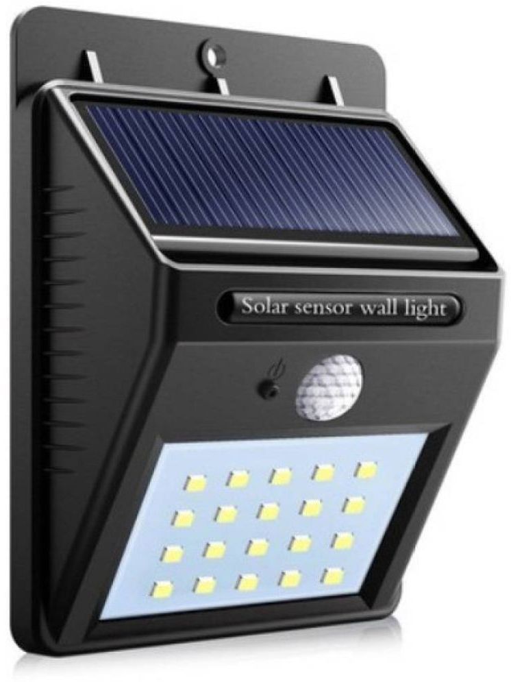     			ZESTRUM 0.5W Solar Outdoor Wall Light ( Pack of 1 )