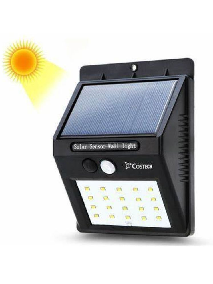     			ZESTRUM 1W Solar Outdoor Wall Light ( Pack of 1 )