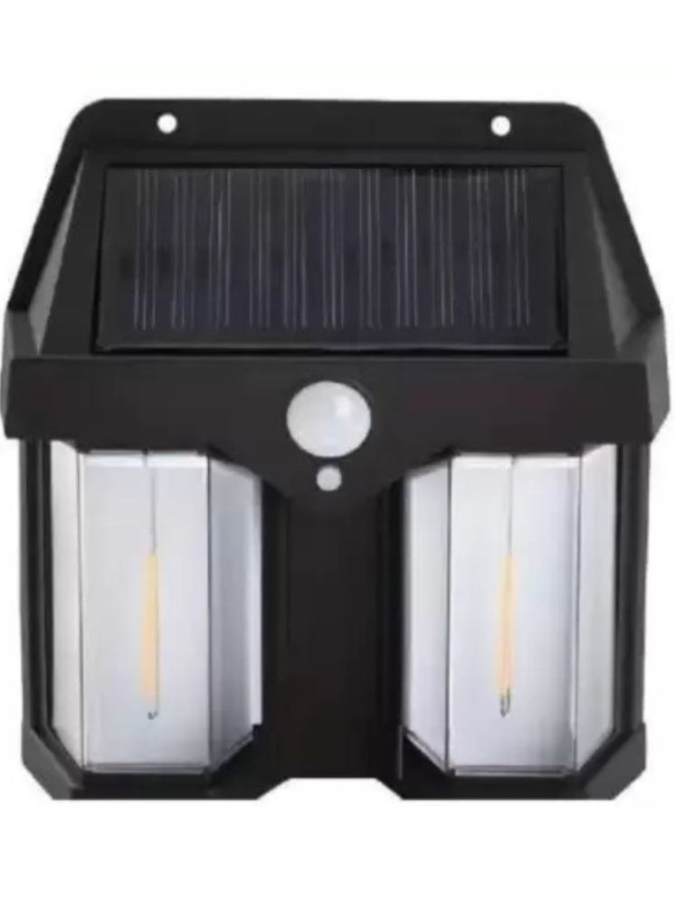     			ZESTRUM 2W Solar Outdoor Wall Light ( Pack of 1 )