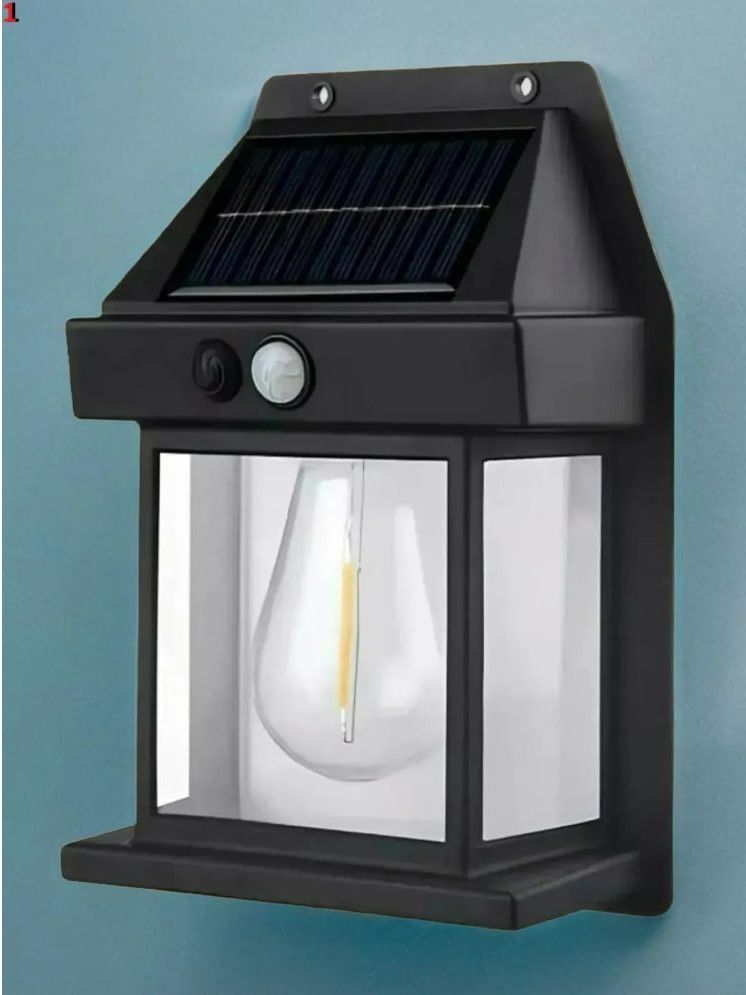     			ZESTRUM 5W Solar Outdoor Wall Light ( Pack of 1 )