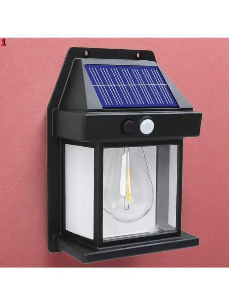     			ZESTRUM 5W Solar Outdoor Wall Light ( Pack of 1 )