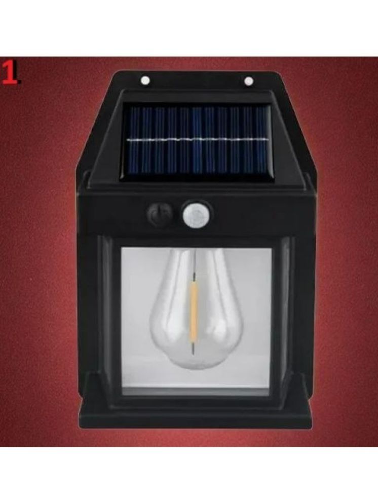     			ZESTRUM 5W Solar Outdoor Wall Light ( Pack of 1 )