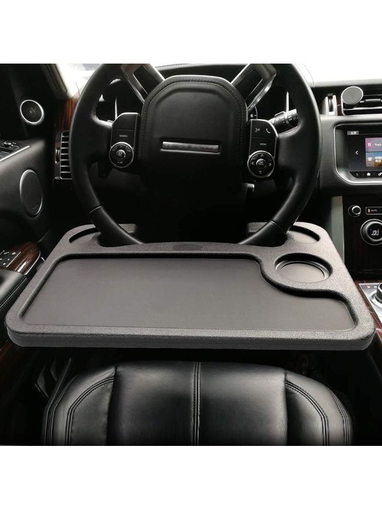     			CarFrill Food Tray for Steering Wheel Black