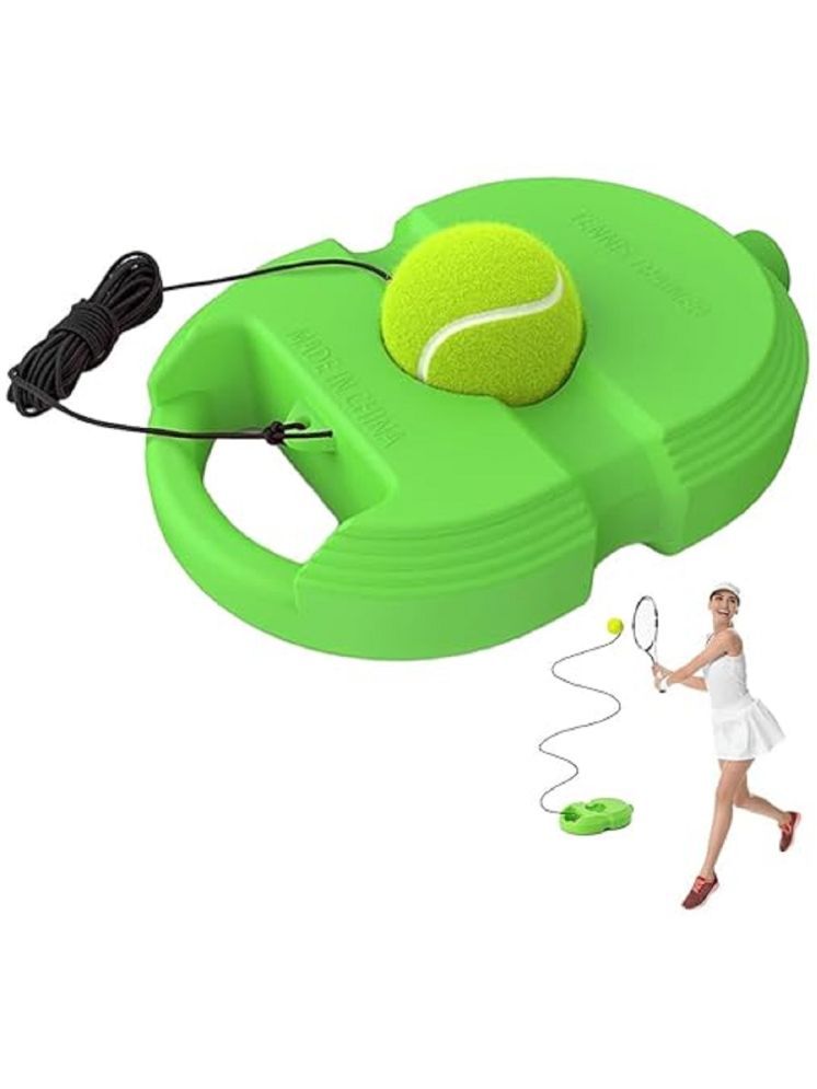     			DENFE Tennis Trainer Rebound Ball with String Solo Tennis Trainer Set Self Tennis Practice Ball with String Cricket Trainer Rebound Ball with Rope Fill Sand or Water