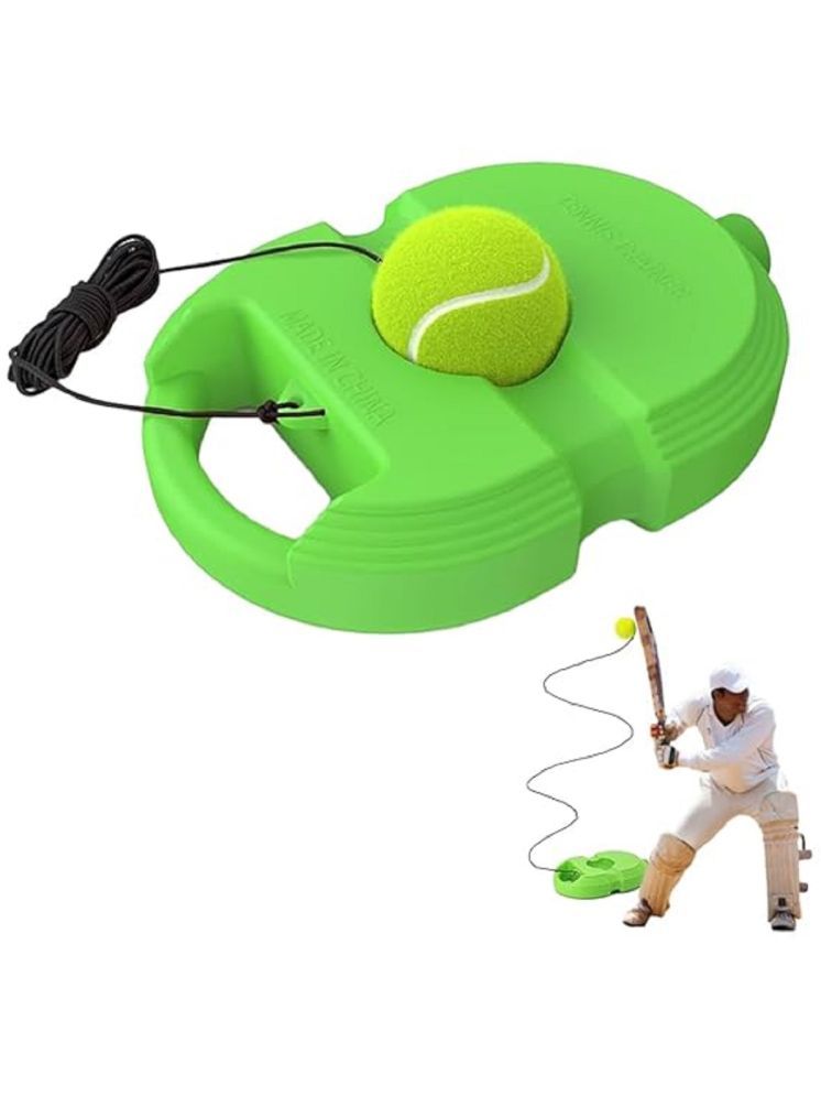     			DENFE Tennis Trainer Rebound Ball with String Solo Tennis Trainer Set Self Tennis Practice Ball with String Cricket Trainer Rebound Ball with Rope Fill Sand or Water