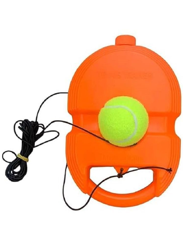     			DENFE Tennis Trainer Rebound Ball with String Solo Tennis Trainer Set Self Tennis Practice Ball with String Cricket Trainer Rebound Ball with Rope Fill Sand or Water