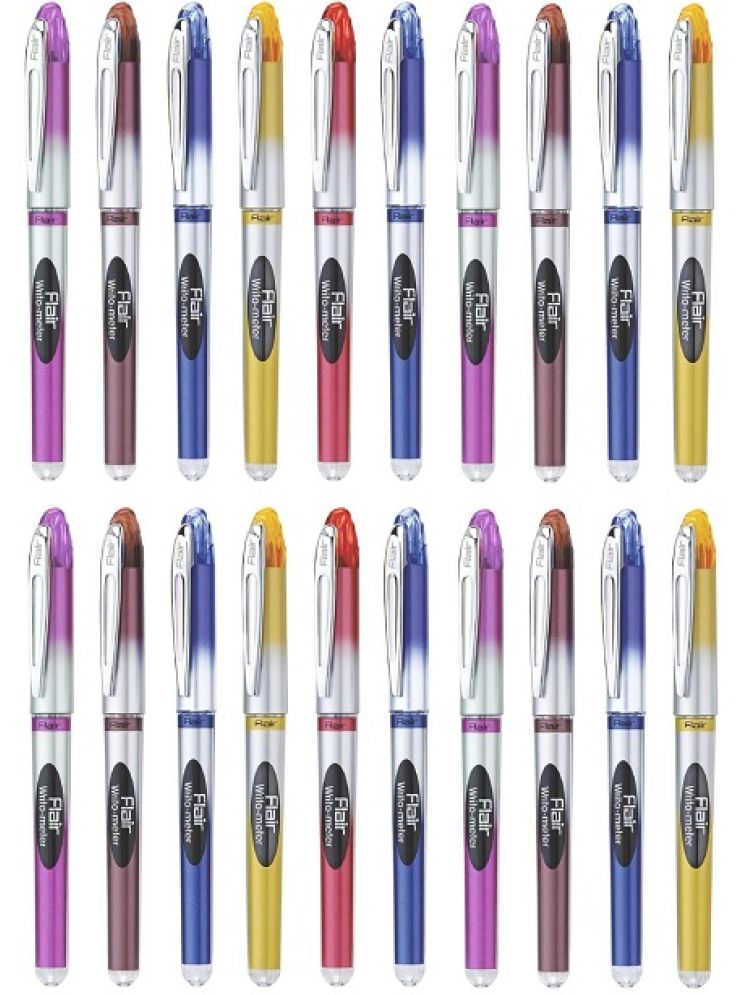     			Flair Black Ball Pen ( Pack of 20 )