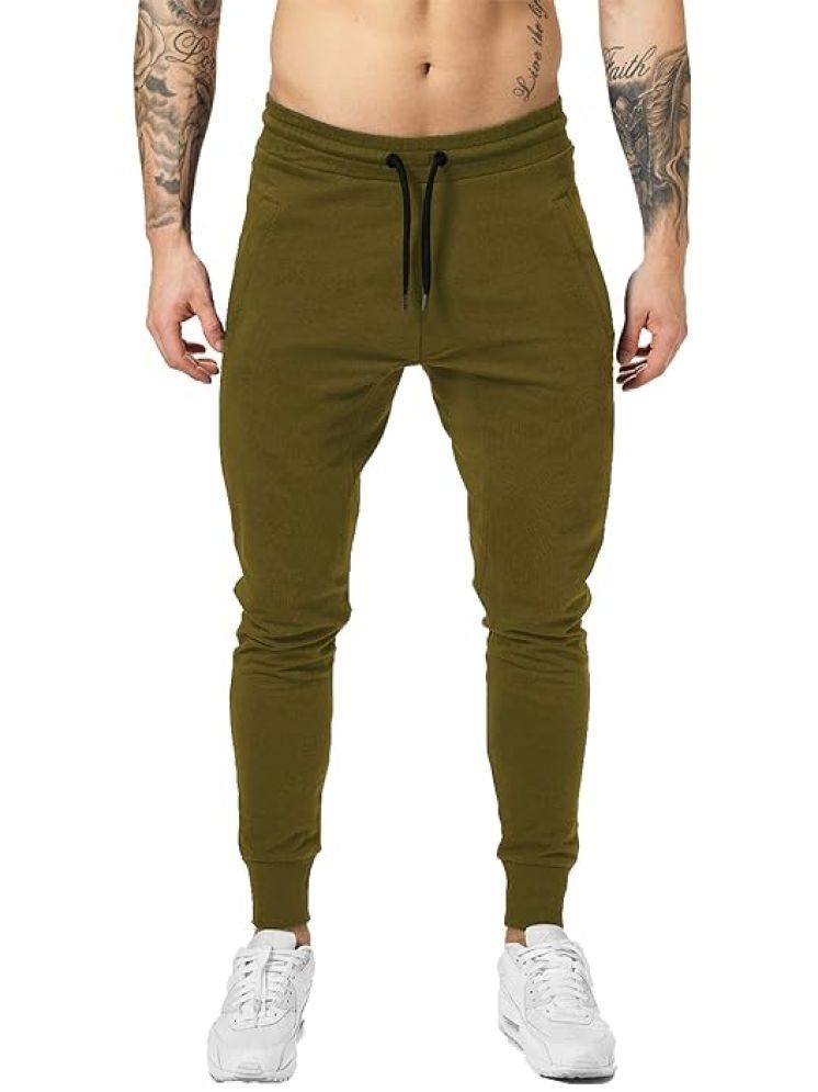     			JUGULAR Khaki Cotton Men's Joggers ( Pack of 1 )