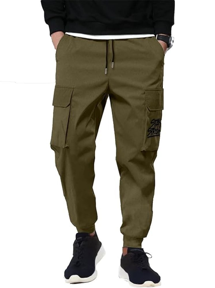     			JUGULAR Khaki Cotton Men's Joggers ( Pack of 1 )