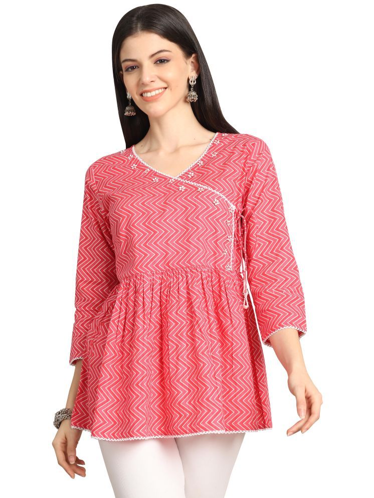     			Rajnandini Pink Cotton Women's Wrap Top ( Pack of 1 )